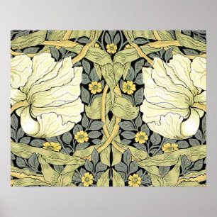 Póster William Morris Pimpernel Floral Wallpaper