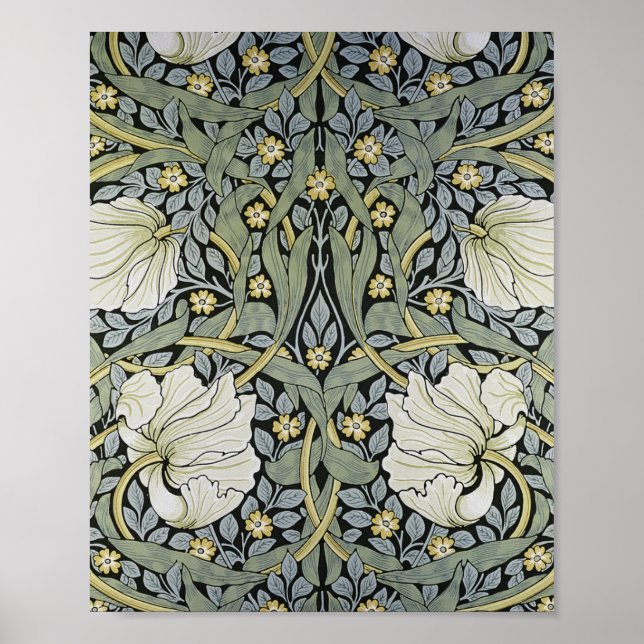 Poster William Morris - Pimpernel Pattern Design (Frente)