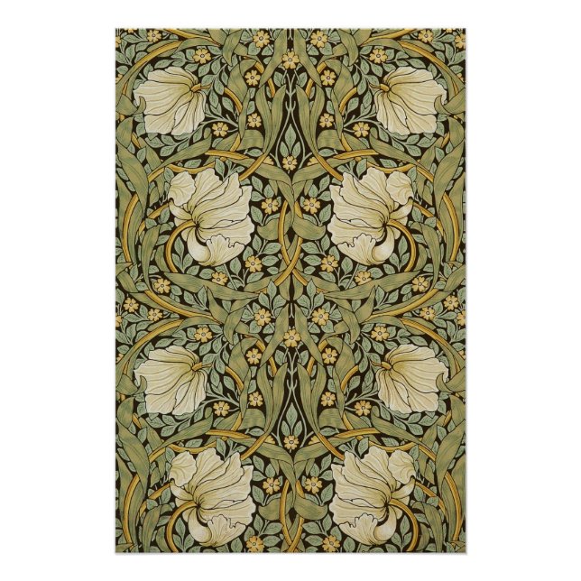 Póster William Morris Pimpernel Vintage Pré-Raphaelite (Frente)