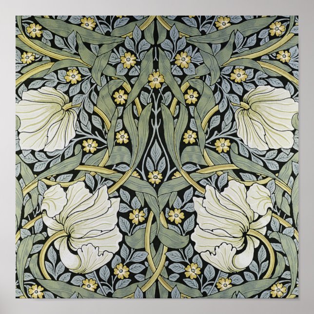 Poster William Morris - Pimpernel Wallpaper Design (Frente)