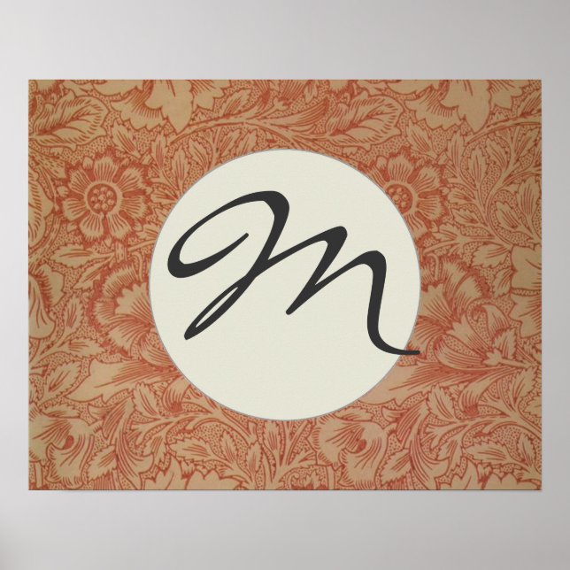 Poster William Morris Pink Poppy Floral Flor (Frente)