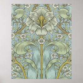 Póster William Morris Primavera Thicket Classic Pattern