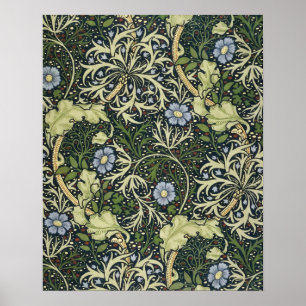 Poster William Morris Seaweed Pattern Floral Vintage Art