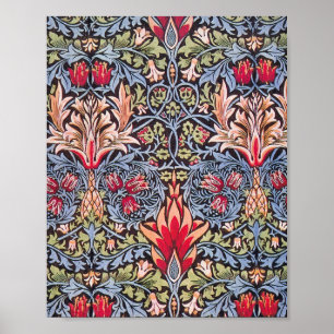 Poster William Morris Snakeshead Arte Floral Nouveau