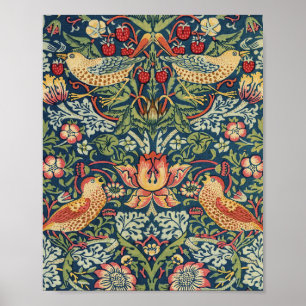 Poster William Morris Strawberry Thef - Versão restaurada