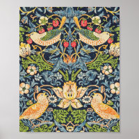 William Morris Strawberry Thief Padrão Floral