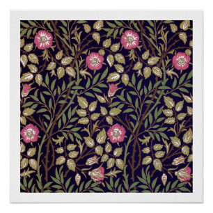 Póster William Morris Sweet Briar Floral Art Nouveau