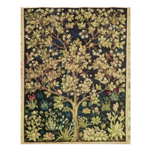 Póster William Morris Tree Of Life Vintage Pre-Raphaelite