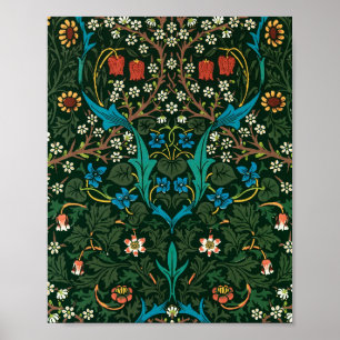 Poster William Morris Tulip famoso padrão