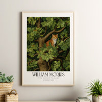 William Morris Vintage Cat na selva