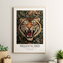 Poster William Morris Vintage Floral Tiger