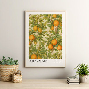 Poster William Morris Vintage Frutas e Folhas