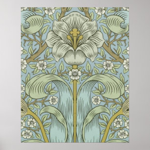 Póster William Morris Vintage Primavera thicket Desig Flo