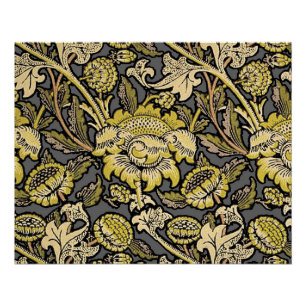 Póster William Morris Wey Floral Wallpaper