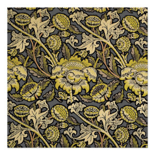 Póster William Morris Wey Wallpaper Floral
