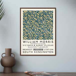 Poster William Morris Willow Bough Art Exhibtion Impressã