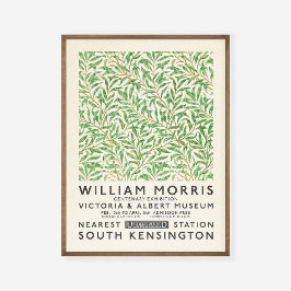 Poster William Morris Willow Bough Exhibição de Arte Verd