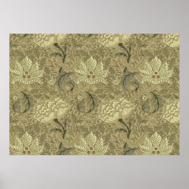 Poster William Morris Windrush Wallpaper Pattern (Frente)
