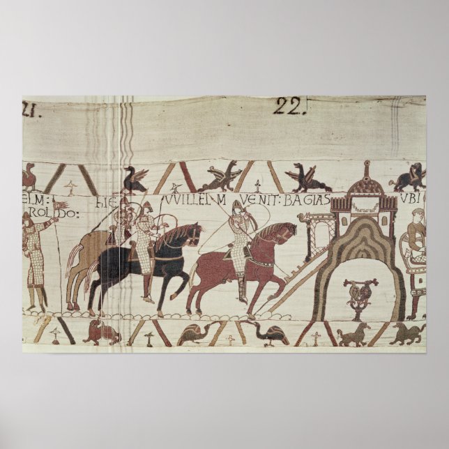 Póster William o Conquistador chega em Bayeux (Frente)