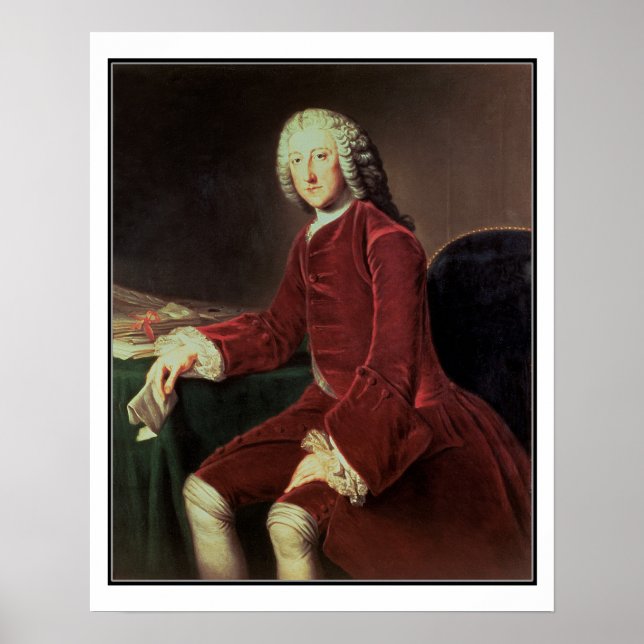 Póster William Pitt, o 'Velho', depois 1rua Earl of Chath (Frente)
