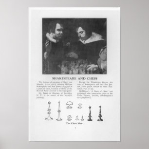 Póster William Shakespeare e Ben Jonson