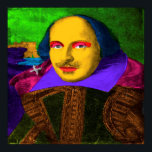 Póster William Shakespeare Pop Art<br><div class="desc">William Shakespeare (1564-1616) foi um poeta,  dramaturgo e ator inglês,  amplamente considerado o maior escritor da língua inglesa</div>