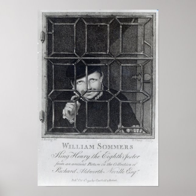 Poster William Sommers, gravado por R. Clamp, 1794 (Frente)