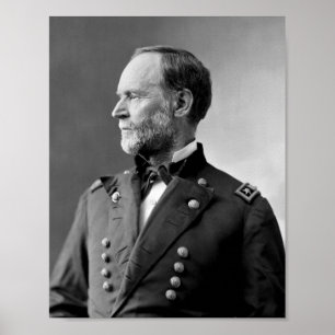 Poster William Tecumseh Sherman Portrait