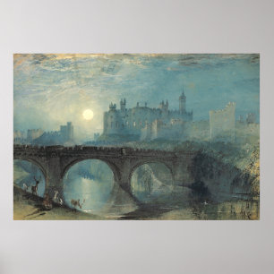 Poster William Turner Alnwick Castle