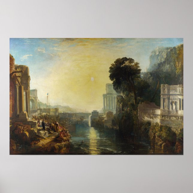 Poster William Turner - Dido building Carthage (Frente)