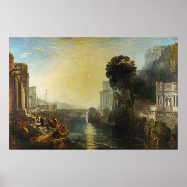Poster William Turner - Dido construindo Cartago (Frente)