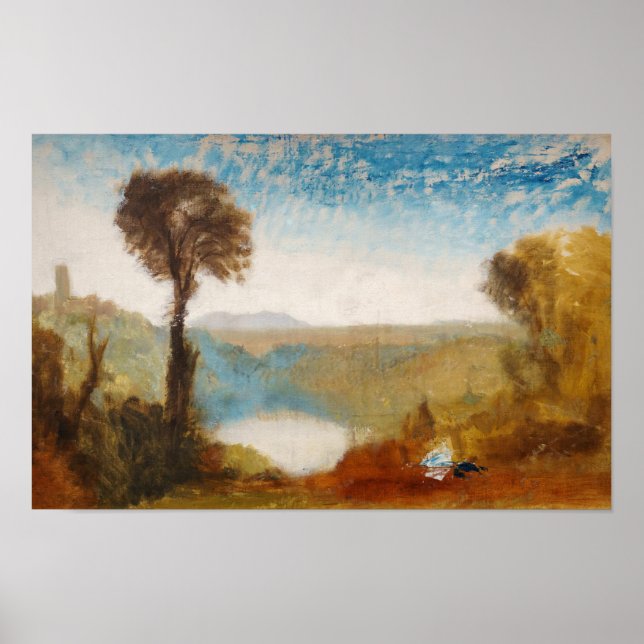 Poster William Turner - Lago Nemi (Frente)