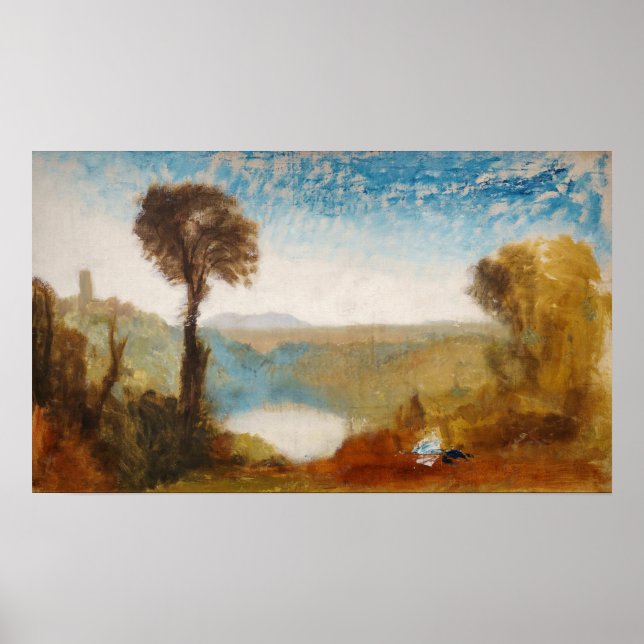Poster William Turner - Lago Nemi (Frente)