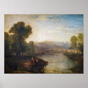 Poster William Turner - Vista da Colina e Ponte de Richmo