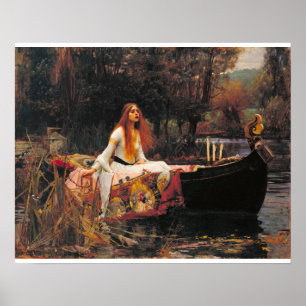 Poster William Waterhouse - A Senhora de Shalott