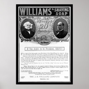 Póster Williams Saving Soap Ad 1901