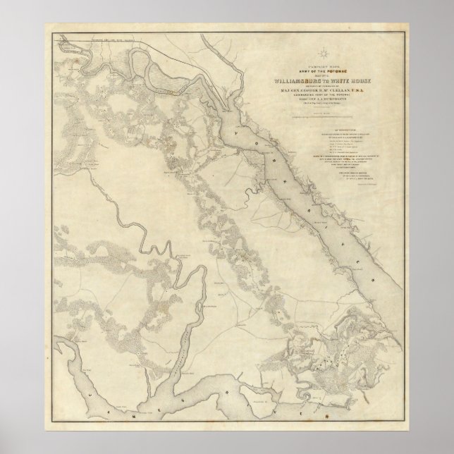 Póster Williamsburg até a Casa Branca (Frente)