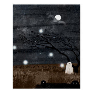 Póster Willow Wisp Ghost