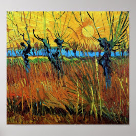 Póster Willows no Sunset (F572) Van Gogh Fine Art