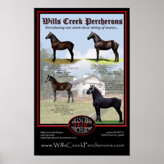 POSTER WILLS CREEK PERCHERONS 2006 MOSTRA STRING