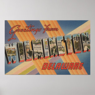 Póster Wilmington, Delaware - grandes cenas 2 da letra