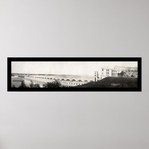 Póster Wilson Dam Power House Foto 1933