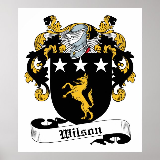 Poster Wilson Family Crest (Frente)