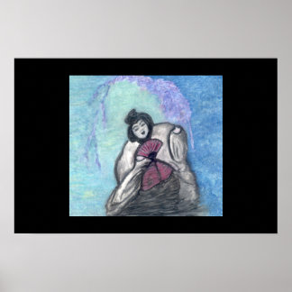 Póster Wilting Geisha