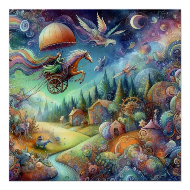 Póster Wimsical Pony (Frente)