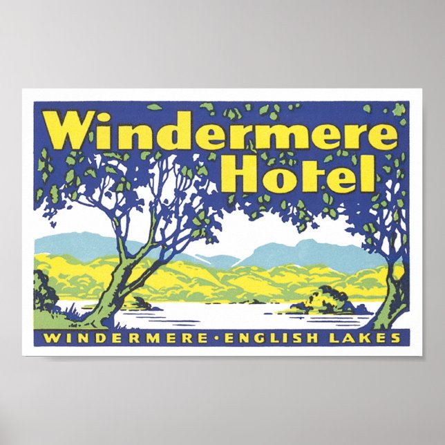 Póster Windermere Hotel English Lagos (Frente)