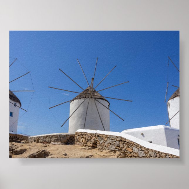 Poster Windmills of Mykonos (Frente)