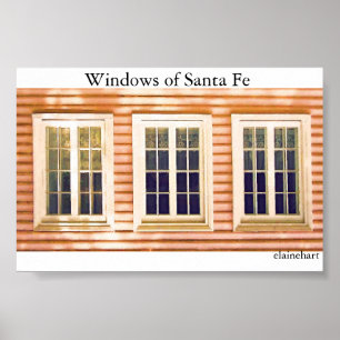 Póster Windows de Santa Fé