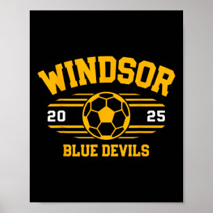 Poster Windsor Blue Devils Futebol Ll 2025 