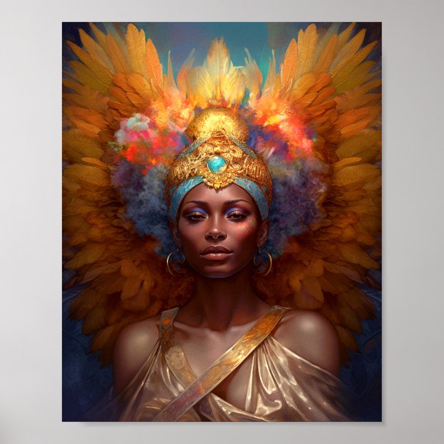 Poster Winged Goddess Fantasy Art (Frente)